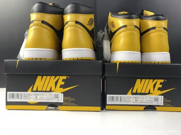 Official Maikesneakers High Jordan Retro 555088-701 Air OG 1 Pollen 0415